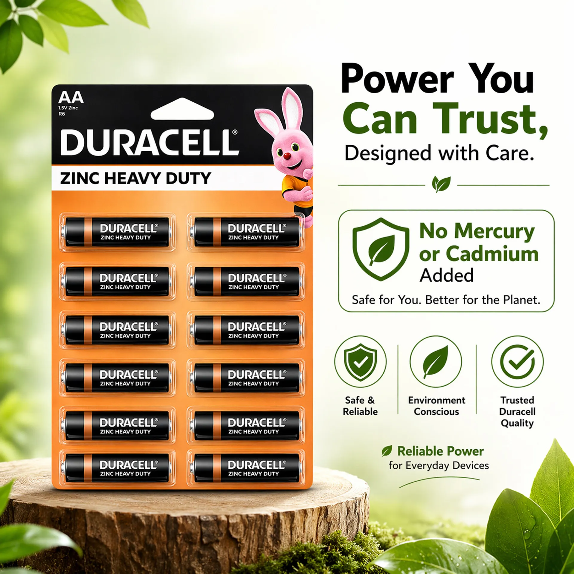 Duracell AA Zinc Battery (Pack of 12) view 4
